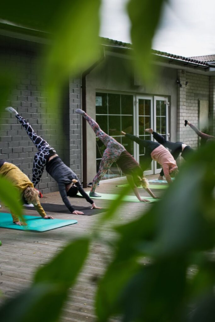 cours collectifs de yoga illustration cours collectifs
